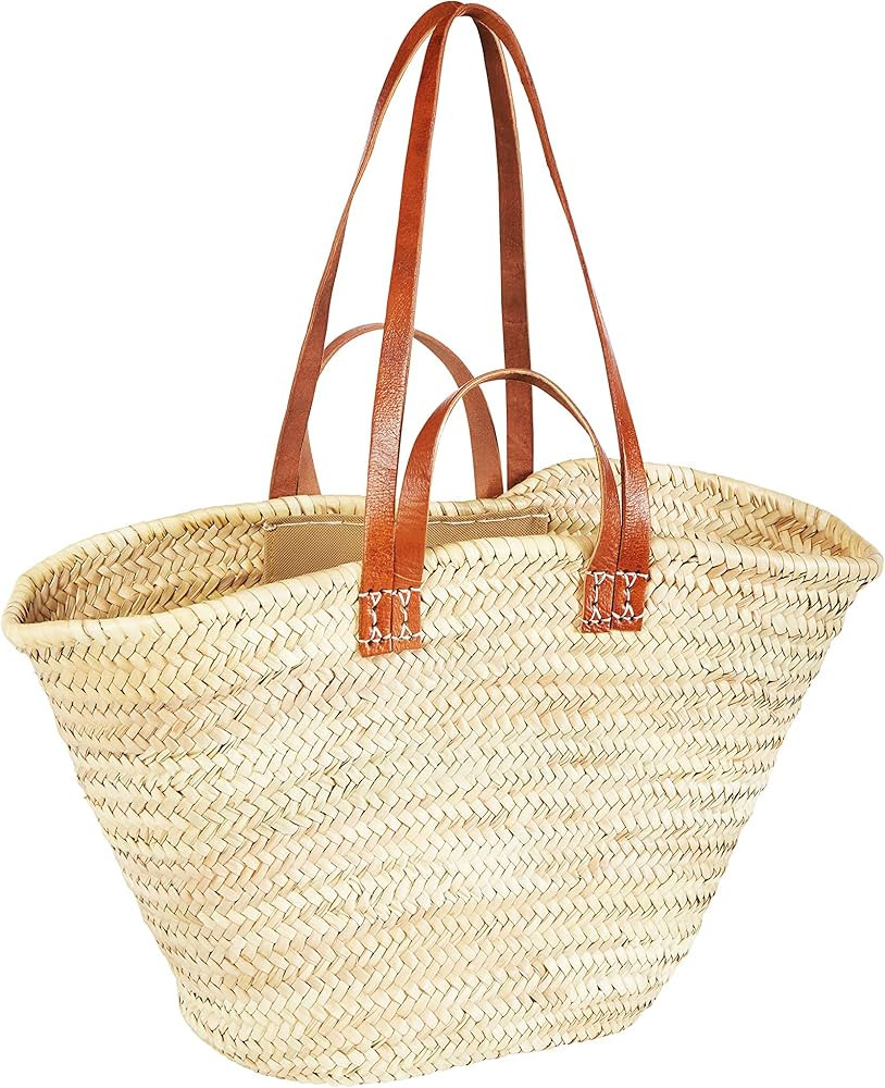 ORIGINAL Ibiza Tasche Korbtasche Strandtasche Palmera 50cm groß | Marokkanische Palmblatt Einkau... | Amazon (DE)