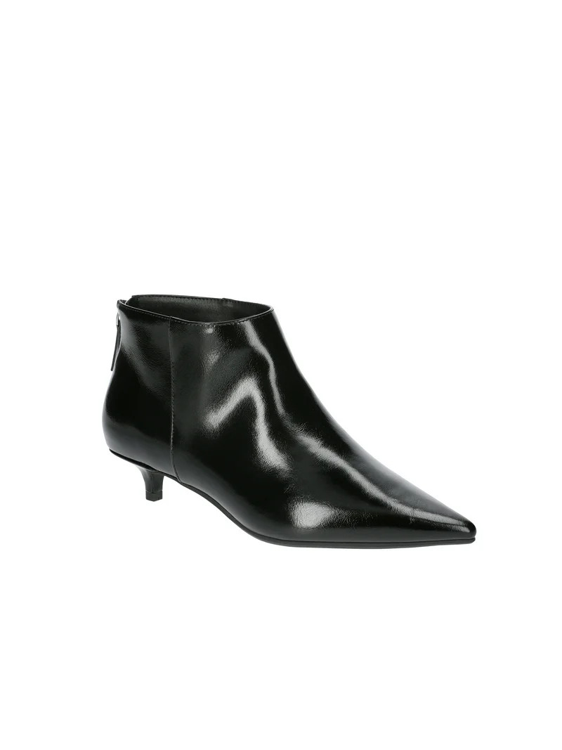 Scoop Women's Kitten Heel Ankle Booties - Walmart.com | Walmart (US)