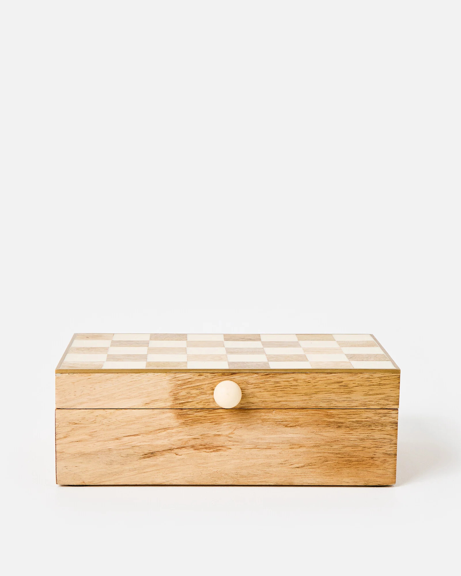 Chequerboard Resin & Wood Jewellery Box | Oliver Bonas IE | Oliver Bonas (Global)