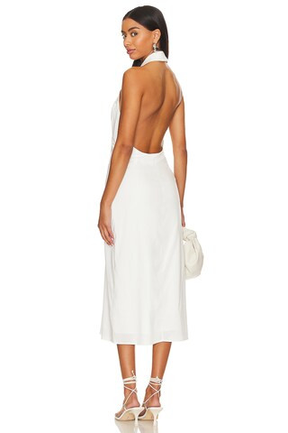 x REVOLVE Button Down Midi Dress in White | Revolve Clothing (Global)