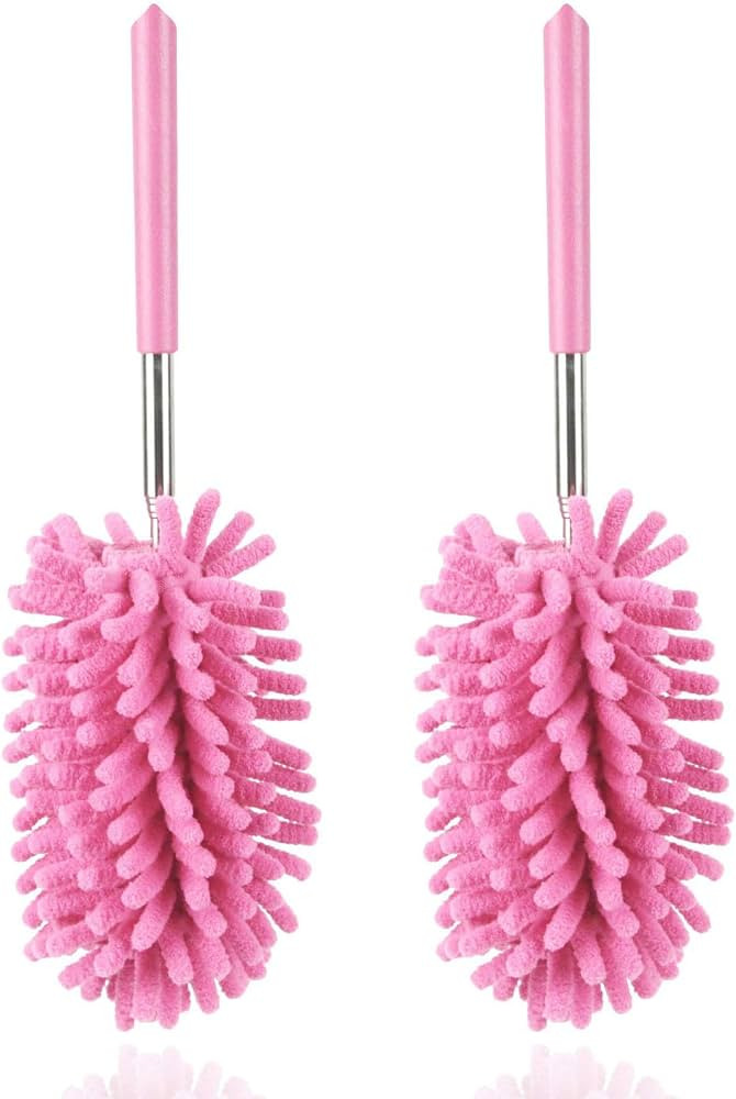 Microfiber Duster for Cleaning, Dusters with Telescoping Extension Pole, Extendable Washable Mini... | Amazon (US)