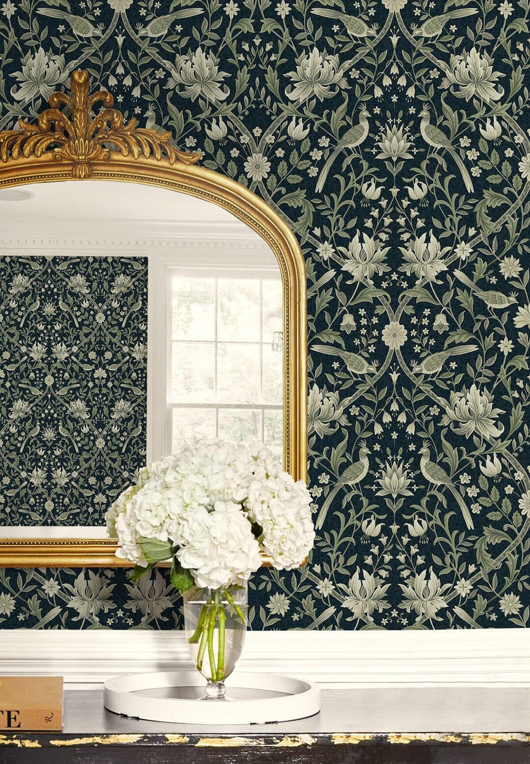 Peel and Stick Wallpaper | Self Adhesive Wallpaper | Floral Peel and Stick | Peel and Stick | Tem... | Etsy (US)