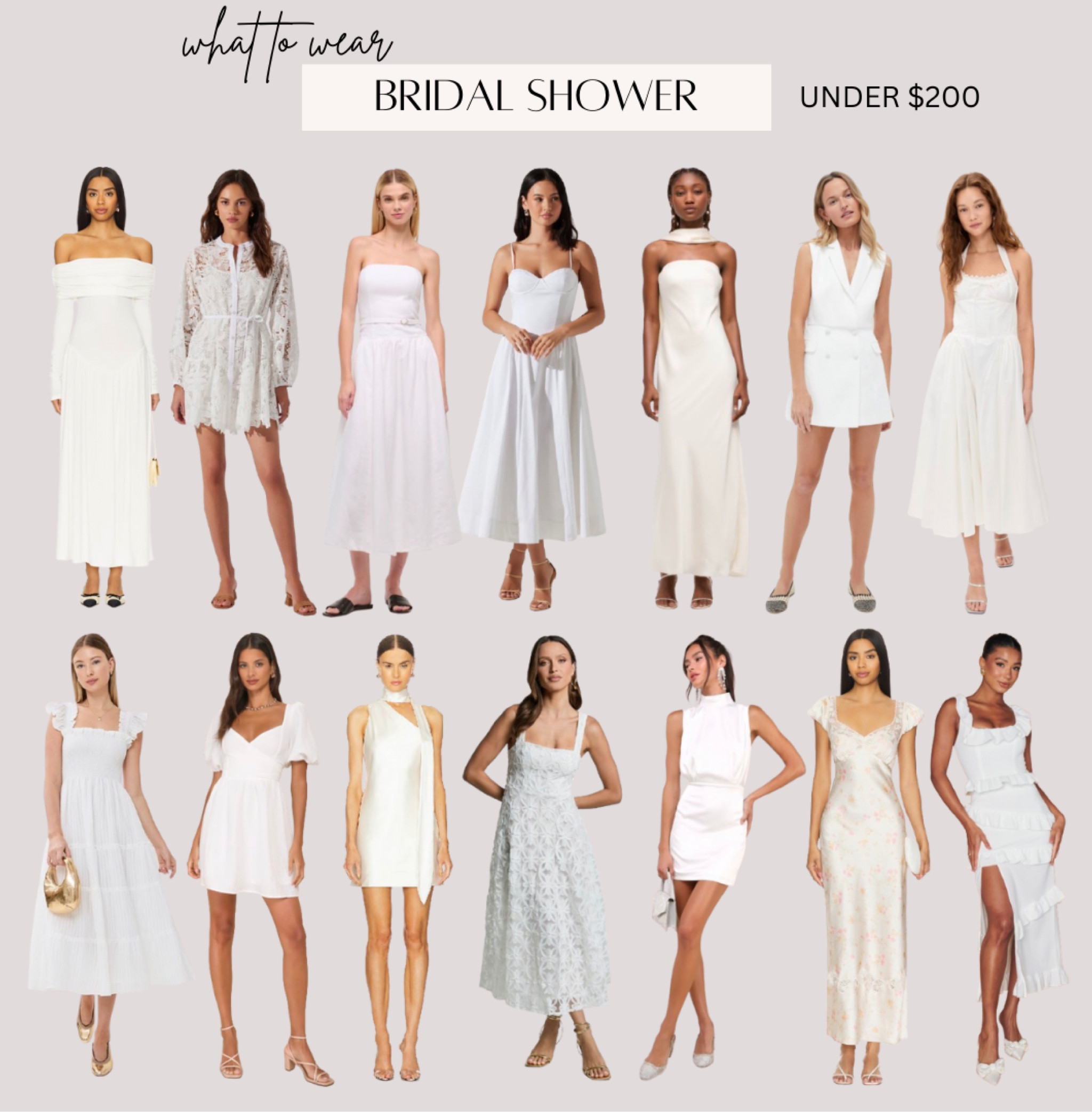 Bridal Shower Dress under $200 / White Dress under $200

2025 bride, wedding shower outfit, rehearsal dinner look, maxi dress. Bride to be, white party outfit, honeymoon vacation look, fashion style ootd
revolve dress, Abercrombie dress, free people dress,

#LTKStyleTip #LTKWedding #LTKParties