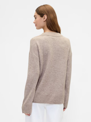 Oversized V-Neck Sweater | Gap Factory
