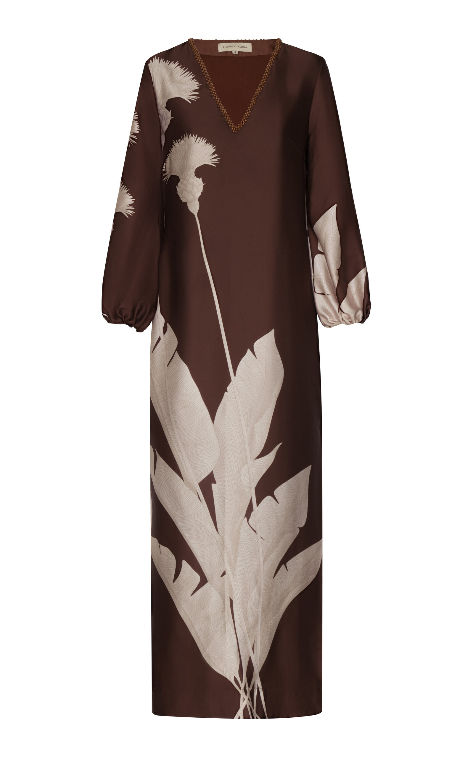 Palmas Printed Satin Tunic | Moda Operandi (Global)