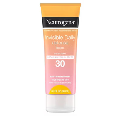 Neutrogena Invisible Daily Defense Sunscreen Lotion - 3 fl oz | Target