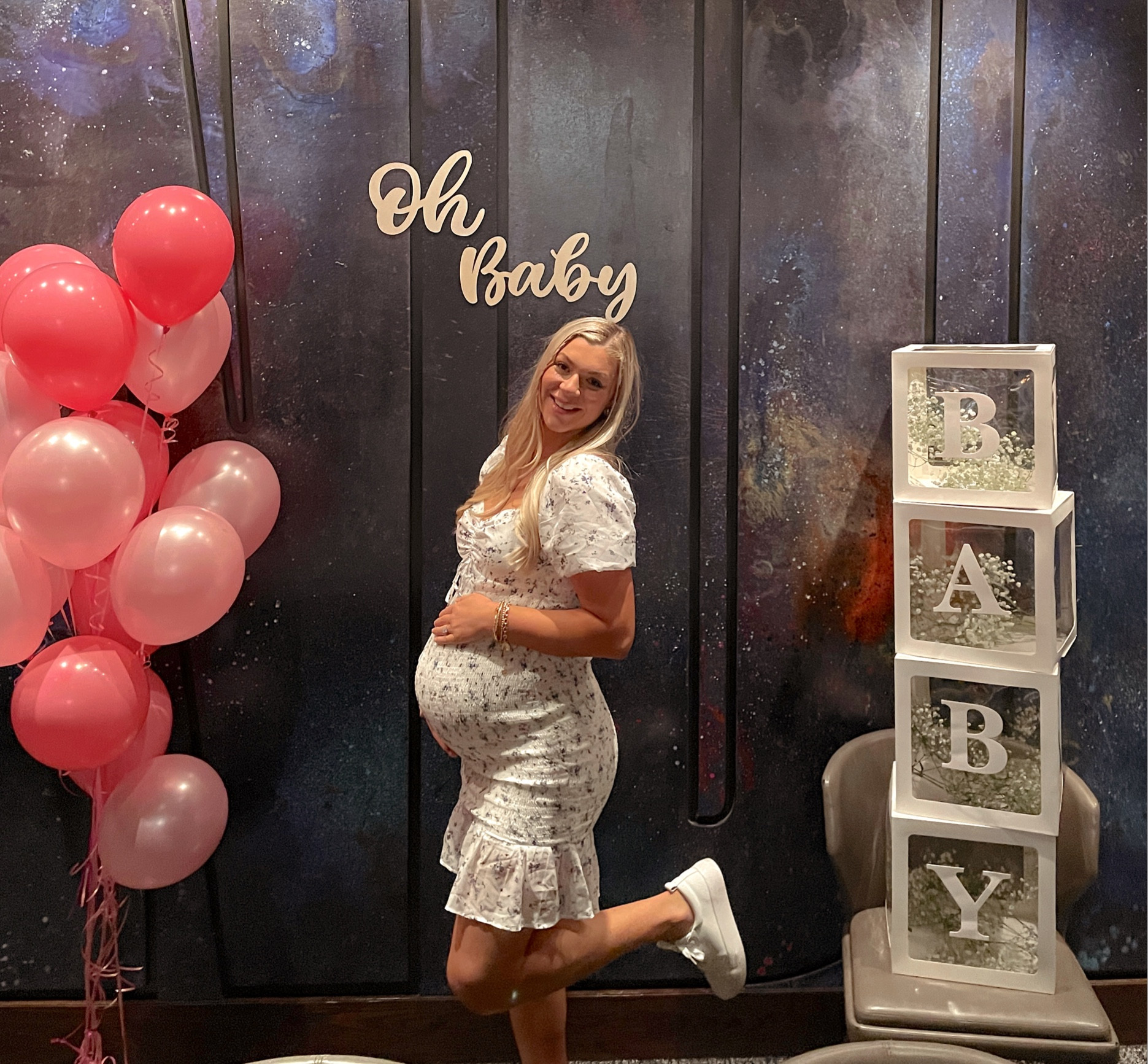 Spring baby shower fit

#LTKSeasonal #LTKunder50 #LTKbump