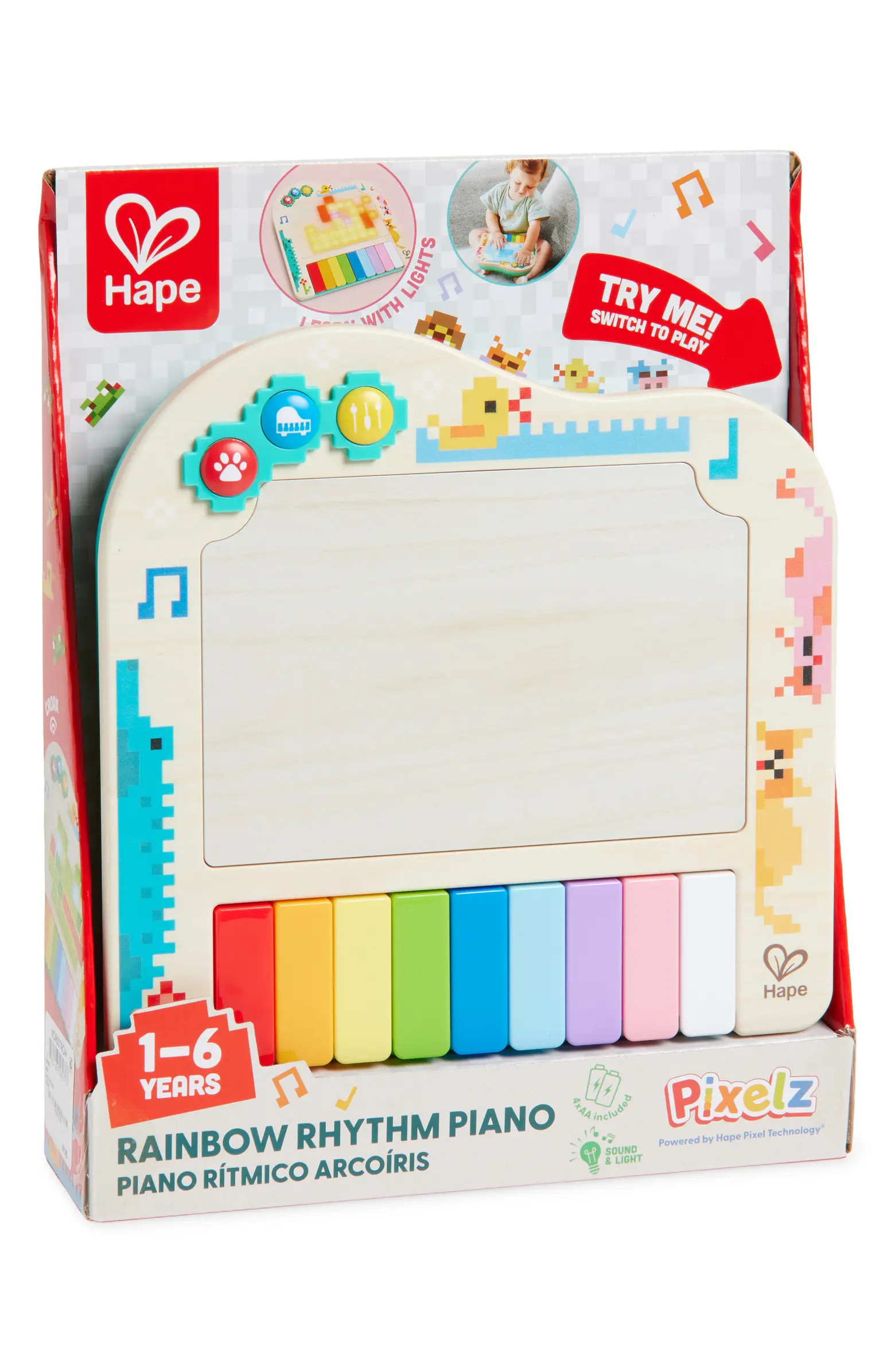Hape Rainbow Rhythm Pixel Piano | Nordstrom | Nordstrom