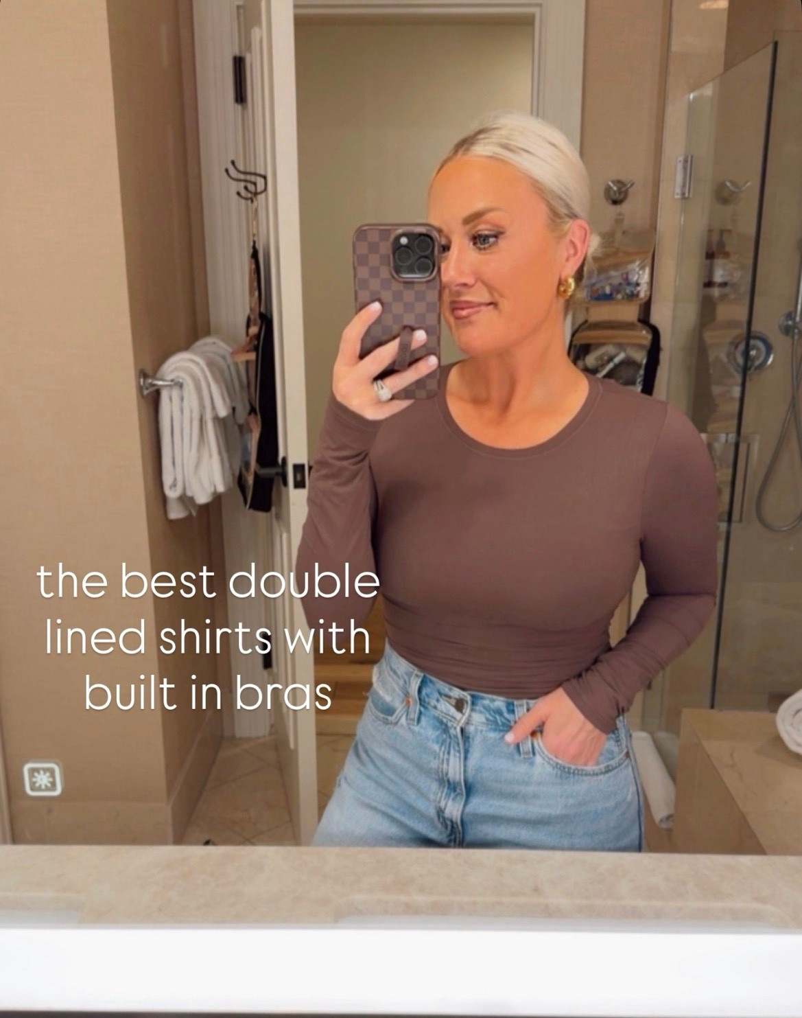 Tried out these new fitted shirts with built in bras from Amazon, so good - size small

#LTKootd #LTKFindsUnder50 #LTKSeasonal