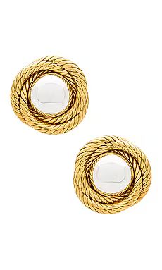 AUREUM Naomi Earrings in Two Tone from Revolve.com | Revolve Clothing (Global)