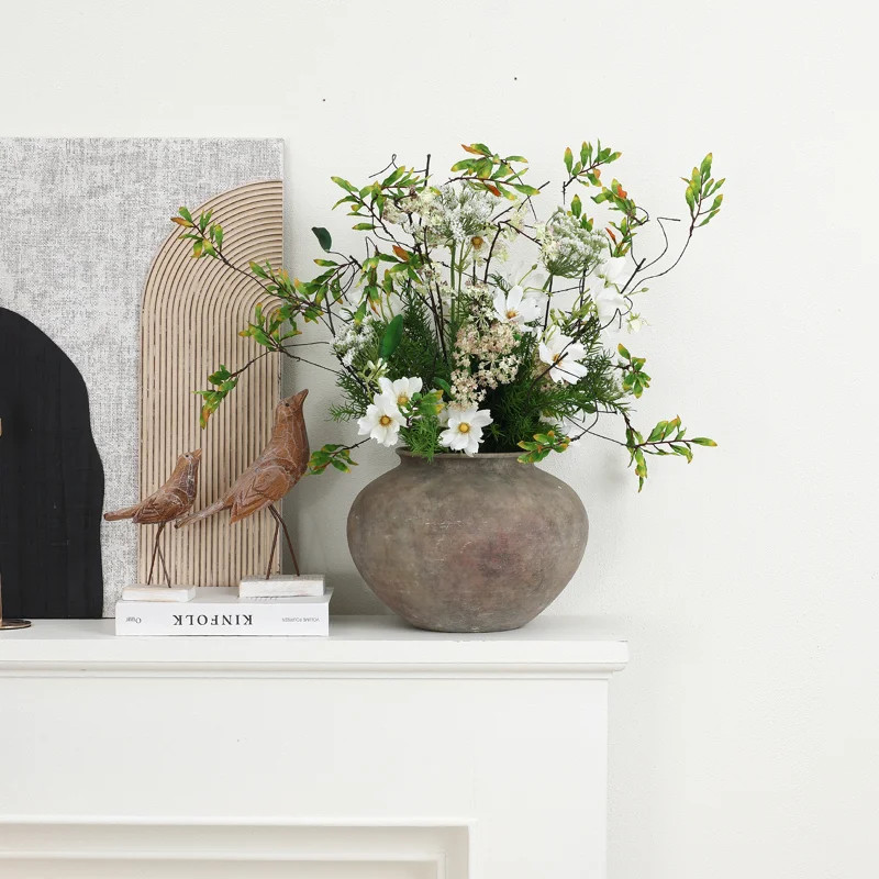 Round Terraccotta Table Vase | Wayfair North America