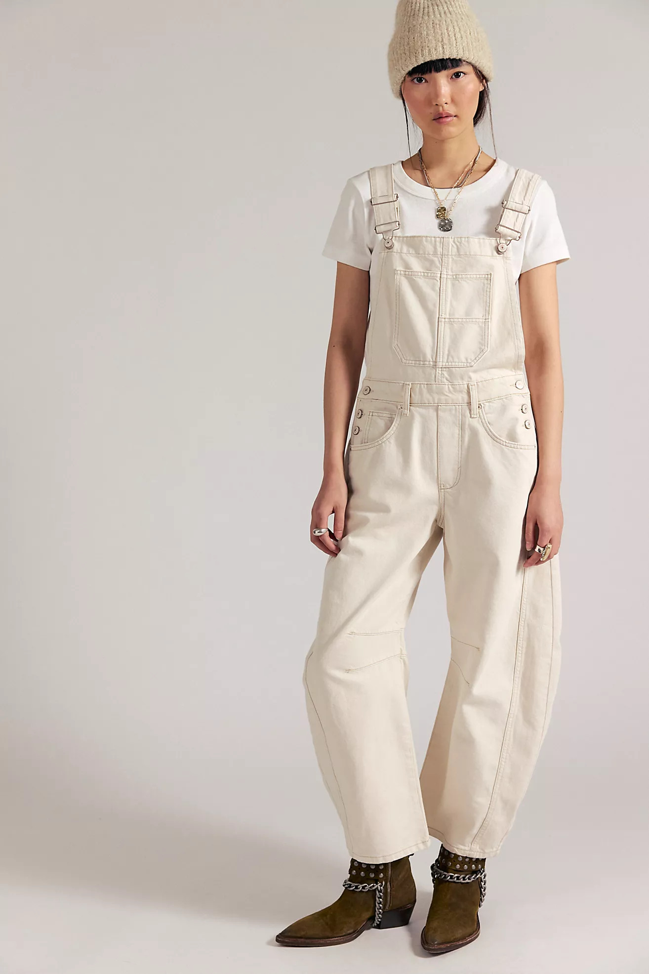 We The Free Good Luck Barrel Overalls | Free People (Global - UK&FR Excluded)