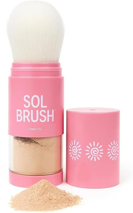SPF 50 Mineral Sunscreen Powder, Broad Spectrum UVA/UVB Protection Sunscreen, Mess Free Brush On ... | Amazon (US)