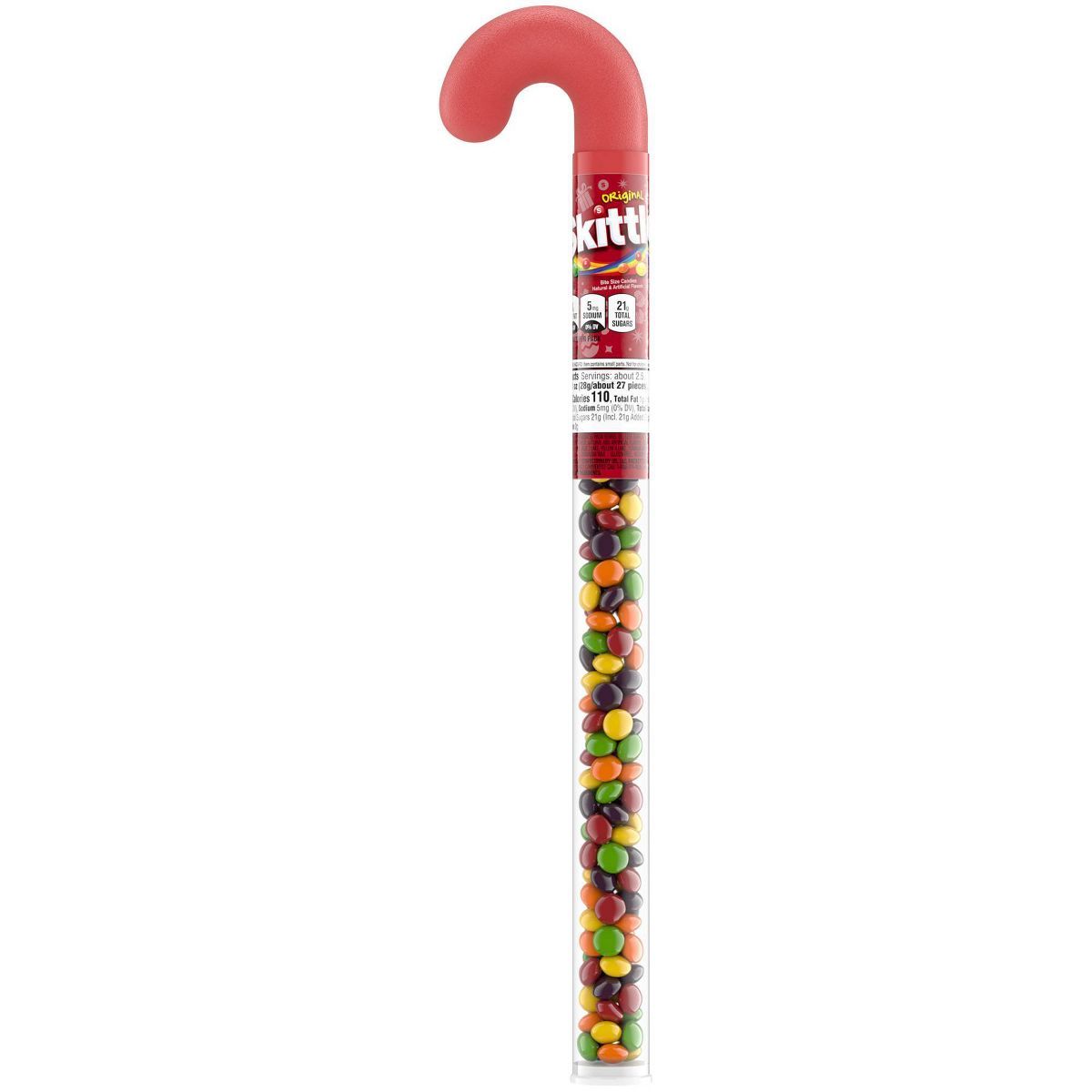 Skittles Filled Holiday Candy Canes - 2.6oz | Target
