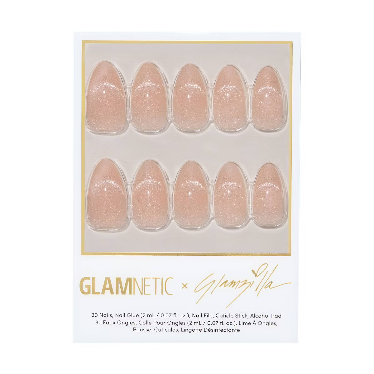Glamnetic Not Your Cinder-Ella Press-On Nails - 30 ct - Ulta Beauty | Target