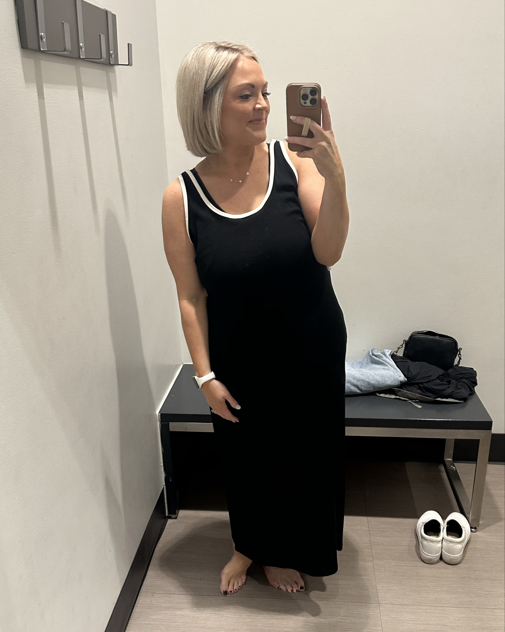 The summer dress of our DREEEAMS! So stretchy and comfy but surprisingly forgiving!! 

I would recommend NOT
wearing the most awkwardly shaped sports bra with it hehe but genuinely love this one! Could be dressed up for a night out or thrown over a bathing suit as a coverup! Definitely forgiving too - so if between sizes you could totally size down!

#LTKPlusSize #LTKStyleTip #LTKSwim