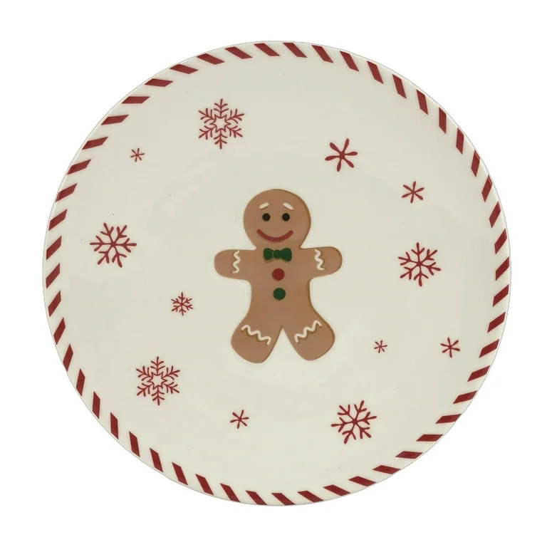 Holiday Time Multicolor Ceramic 4 Pack Icon Appetizer Plates | Walmart (US)