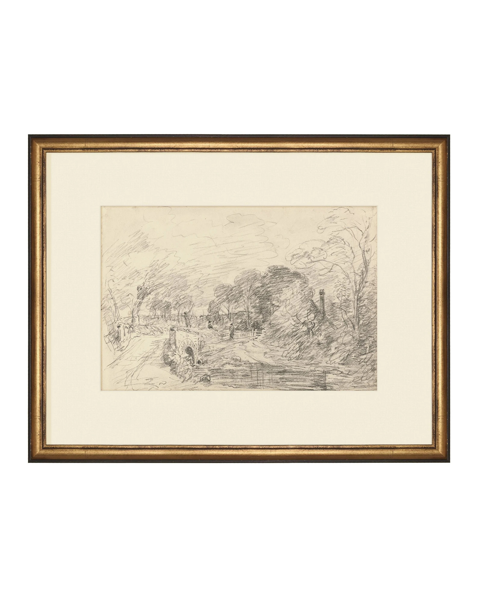 Promenade Drawing I | Landscape Drawing | Landscape Sketch Print | Kitchen Art Decor | Drawing Wa... | Etsy (US)