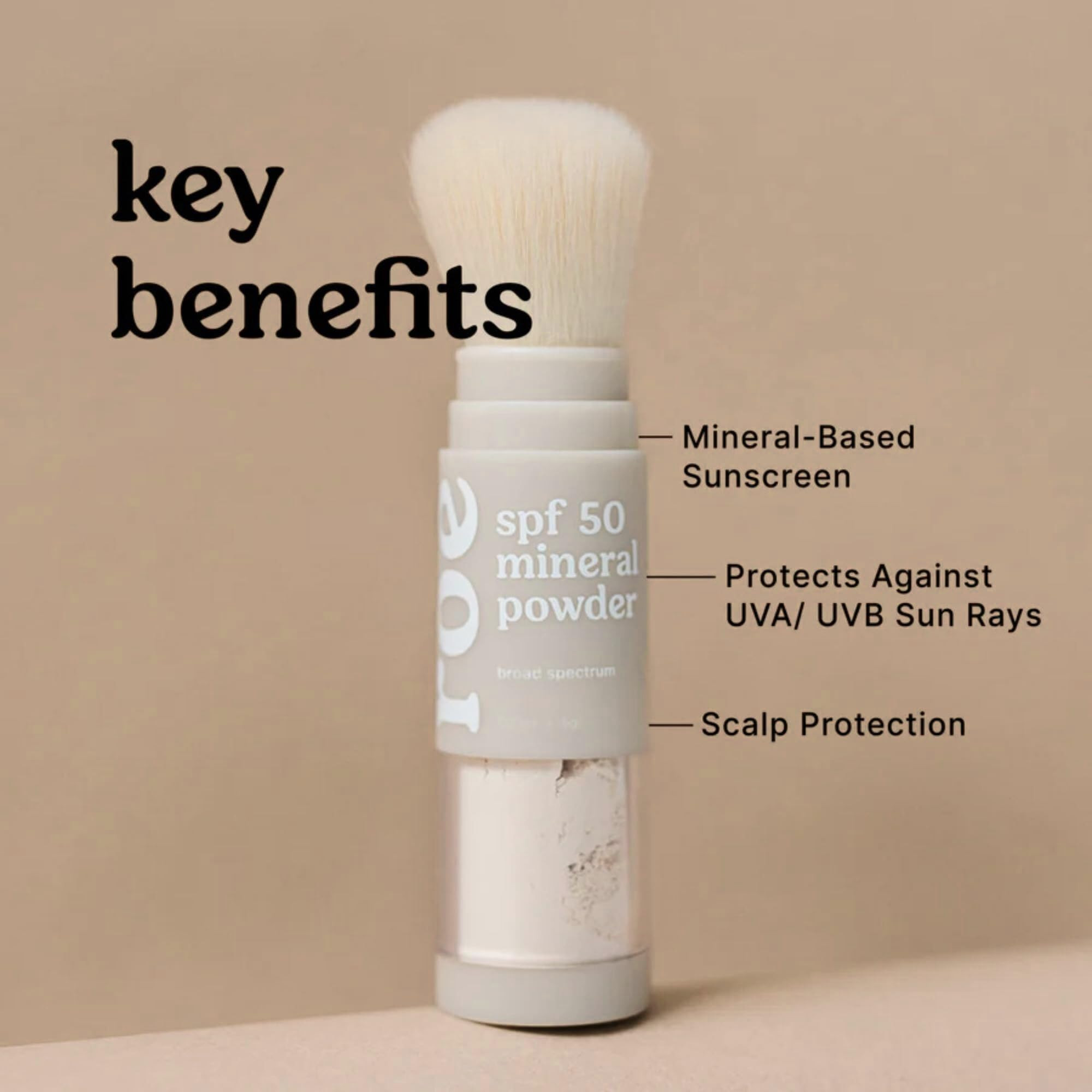 Roe Wellness- SPF 50 Powder Sunscreen Mineral-Based, Non-Toxic Brush-on For Kids, Adults & Babies... | Amazon (US)
