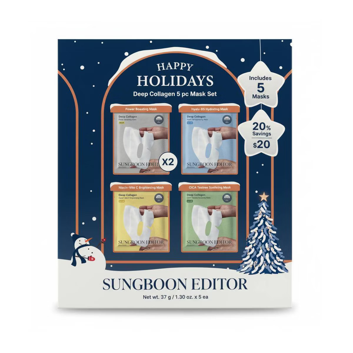 SUNGBOON EDITOR Deep Collagen Overnight Mask Gift Set - 5ct | Target