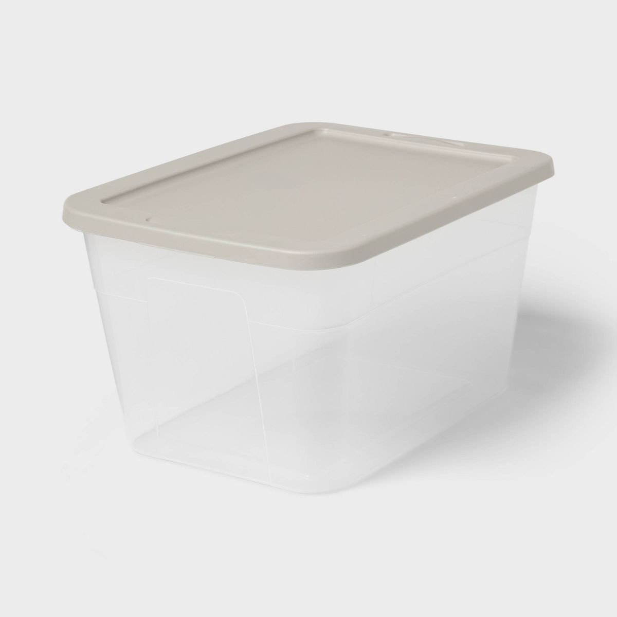 56qt Storage Boxes Gray Lid - Brightroom™ | Target