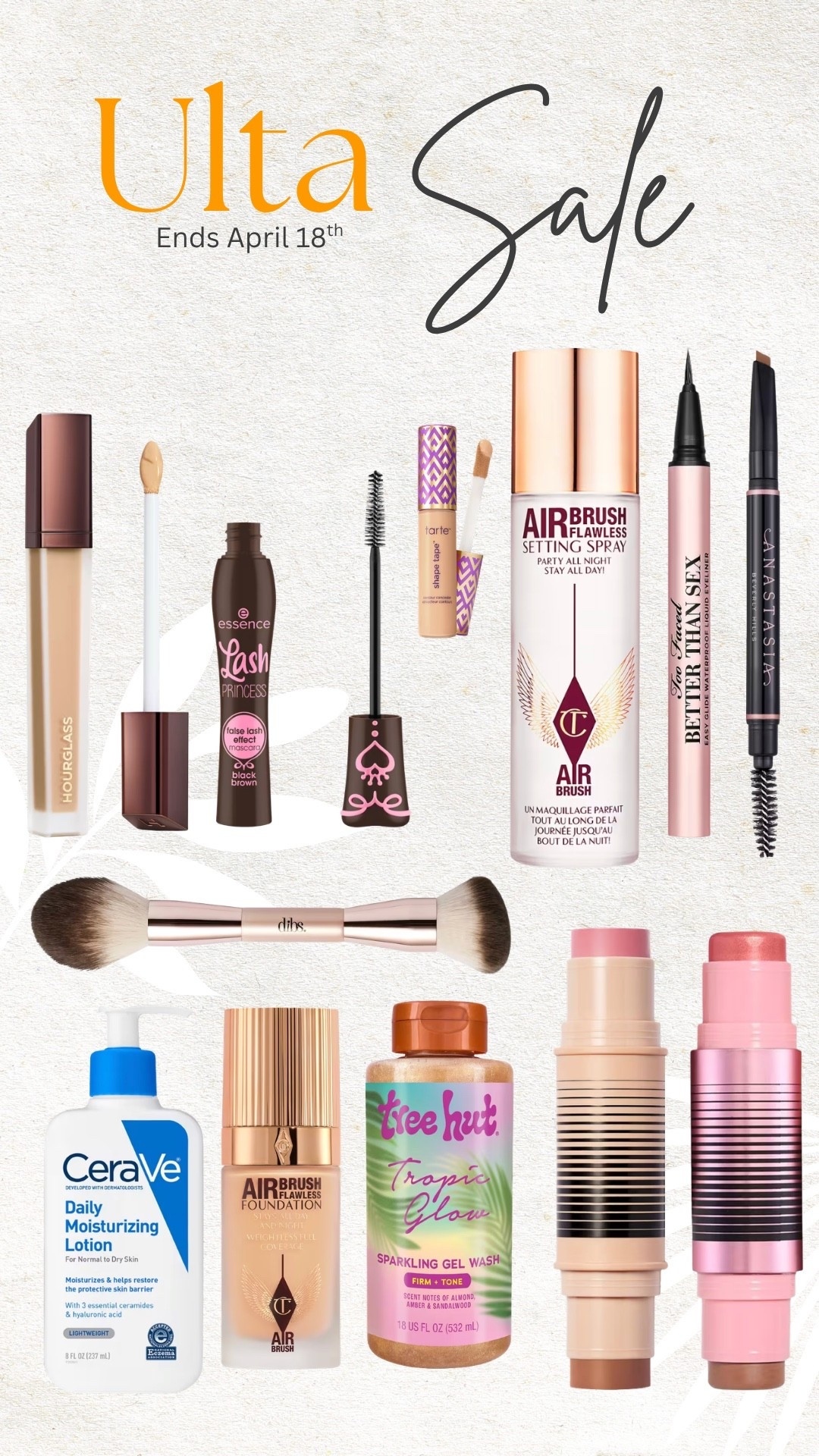 Ulta sale! Ends April 18th

#LTKBeauty #LTKselfcare #LTKMothersDay