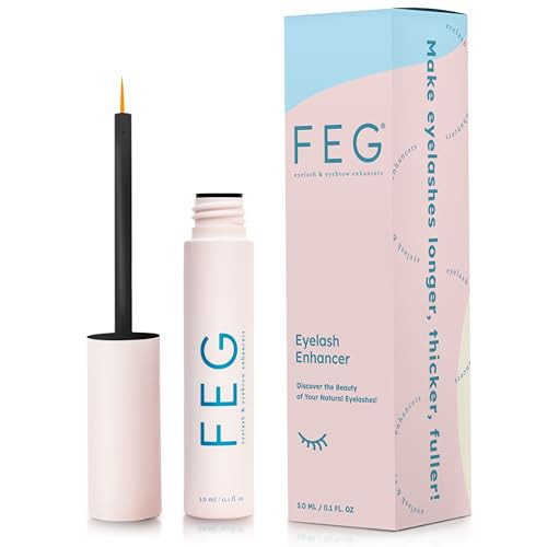 FEG Eyelash Rapid Eye Lash Growth Serum | For Lash and Brow | Creates Longer & Darker Eyelashes | Eyelash Enhancing Serum to Help Lengthen, Thicken and Darken Your Eyelashes | Single Pack | Amazon (US)