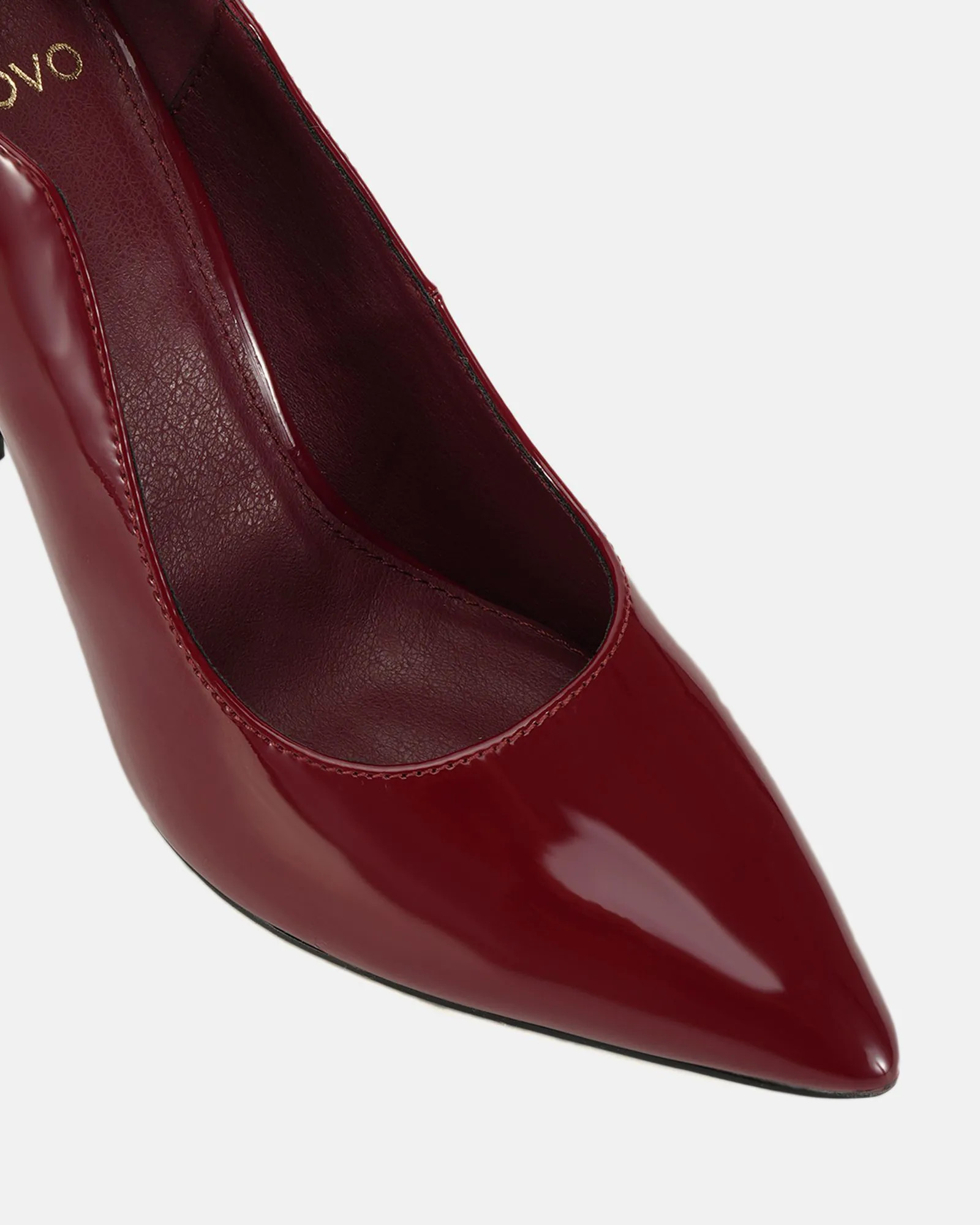 INISA DEEP RED PATENT | Novo Shoes
