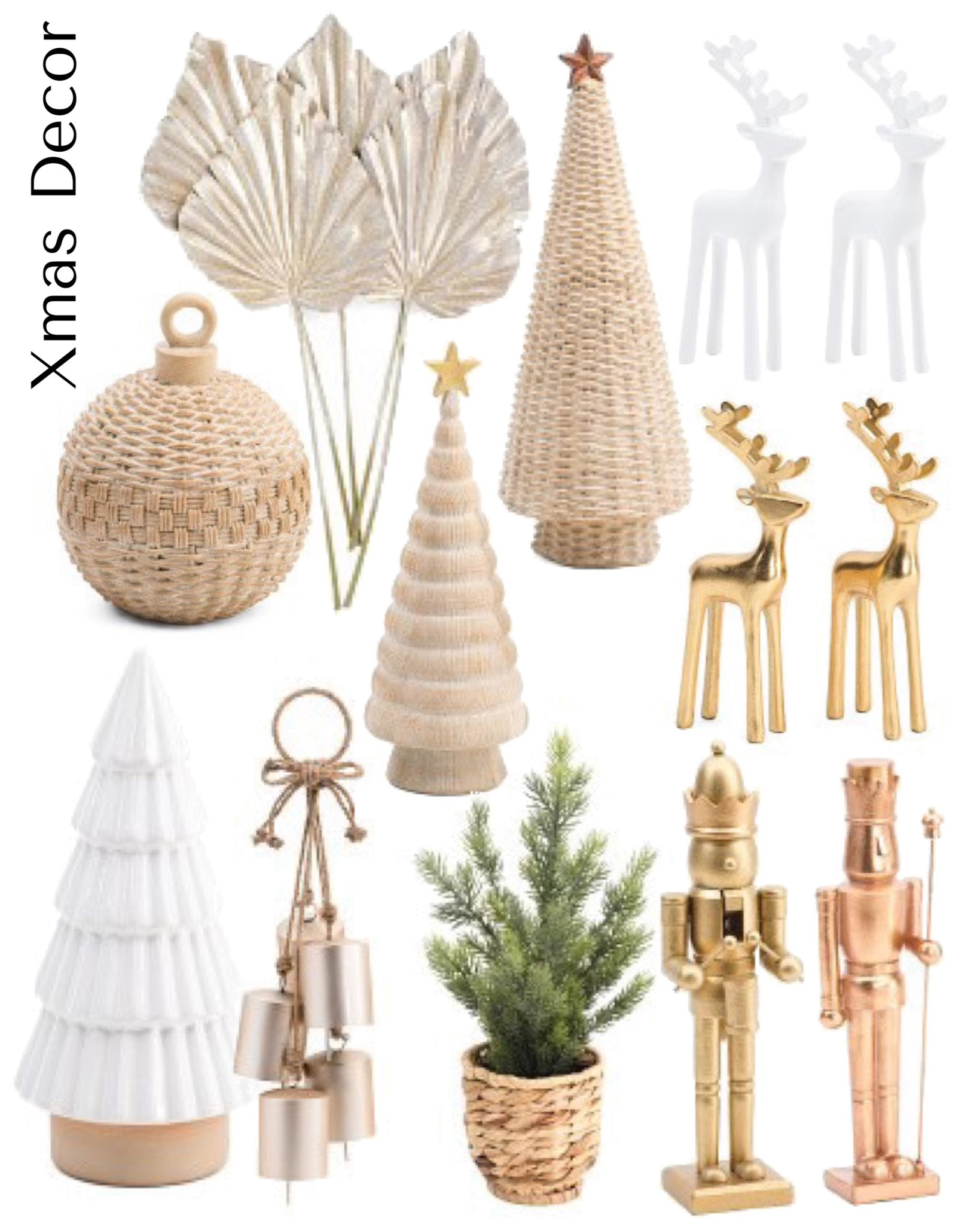 Christmas decor from TJ Maxx and Marshalls 