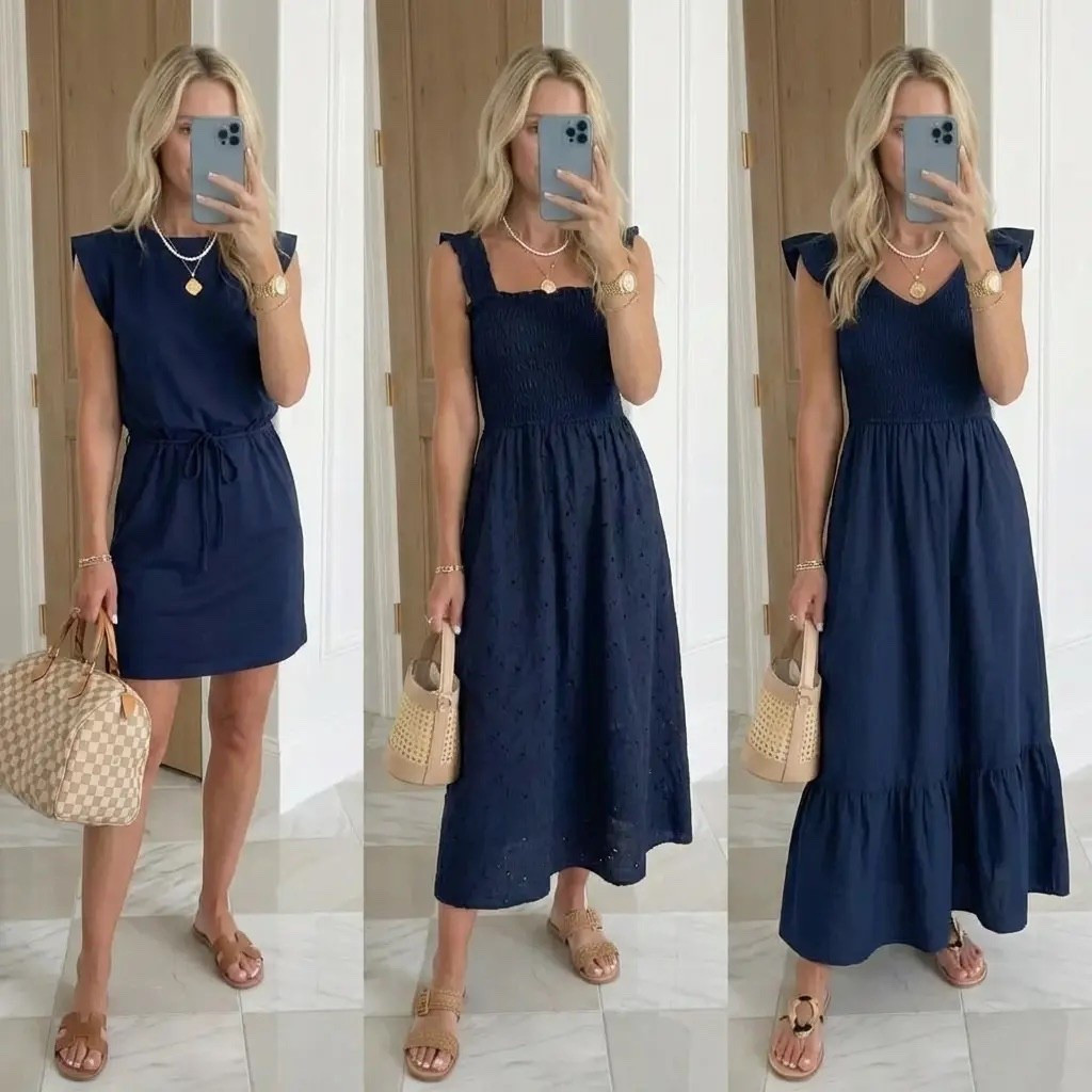 #SoraStyle #QuietLuxury #EffortlessStyle #CoastalChic #NavyDress #SummerUniform #MinimalMood #ClassicWithATwist #NeutralAesthetic #EverydayElegance #ChicSimplified #StyleInspo #OOTD #ResortReady #ModernClassic #TimelessStyle

#LTKValentine #LTKgrwm #LTKdayinmylife