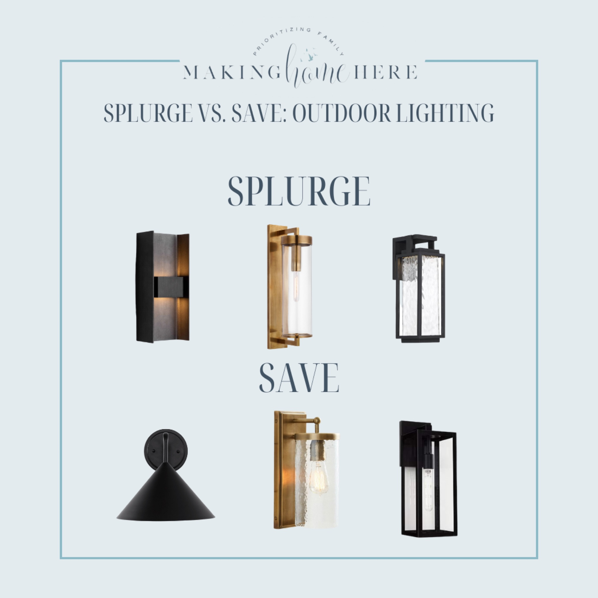 SPLURGE VS. SAVE!

Outdoor furniture, budget friendly patio, patio furniture, deck furniture, West Elm, lookalike, save, splurge, splurge vs save, outdoor furniture finds, Home Depot, Pottery Barn, At Home, Patio dining tables, outdoor dining tables, outdoor dining sets, makinghomehere, outdoor lighting, sconces, outdoor sconces, lighting, outdoor lights, patio lights, front door lights, deck lights

#LTKSeasonal #LTKhome #LTKFind