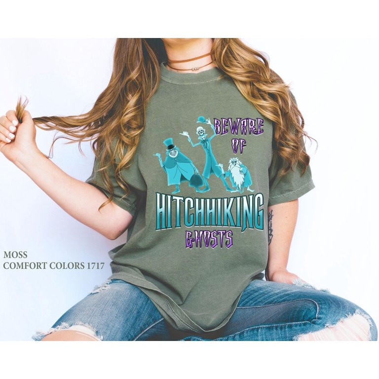 Beware Of Hitchhiking Ghosts Mansions Haunted Shirt Disney Halloween Shirt Halloween Shirt, Haunt... | Walmart (US)