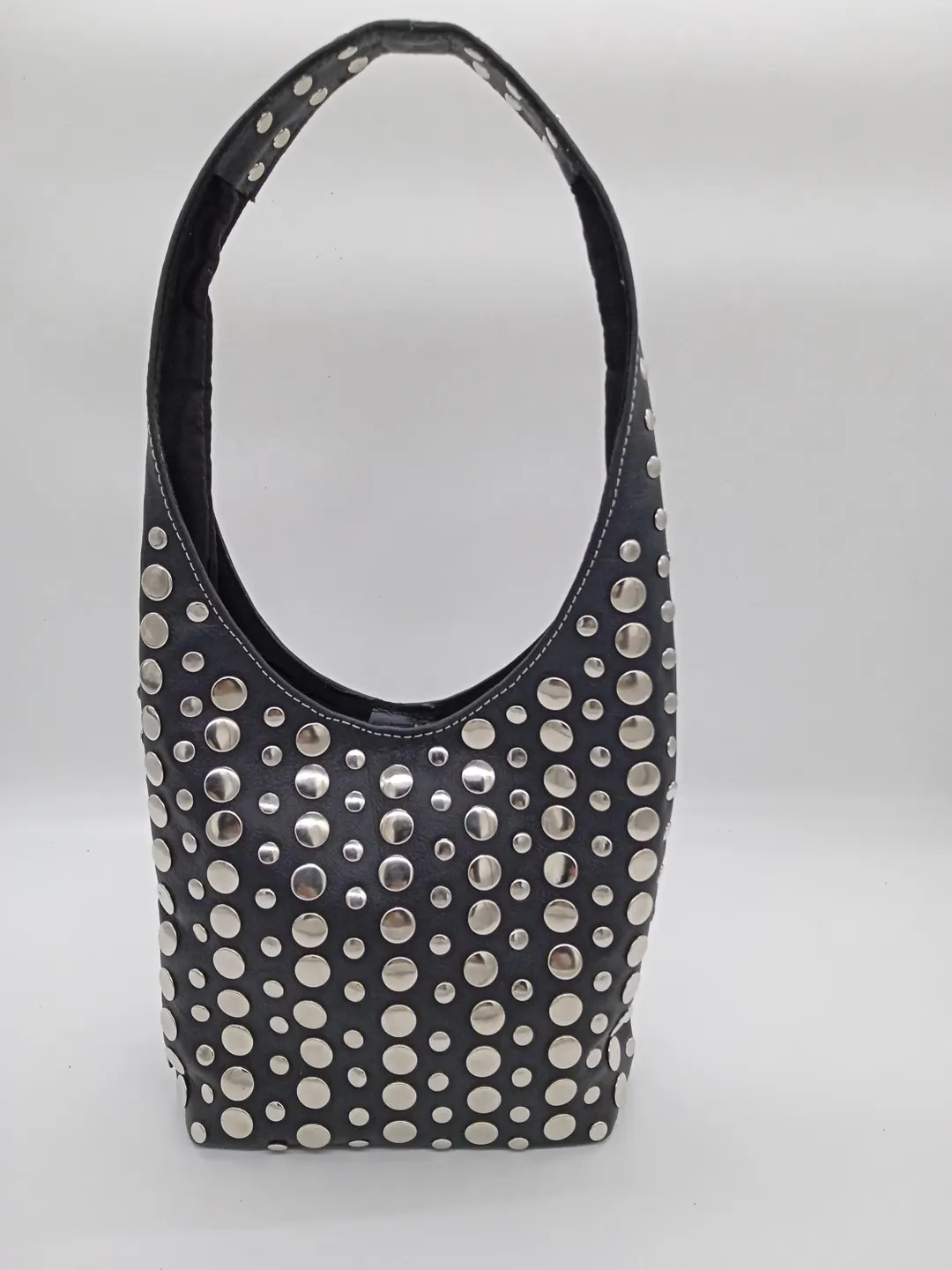 Studded Leather Shoulder Bag, Women Studded Bag, Studded Leather Bag, Festival Leather Bag, Studd... | Etsy (US)