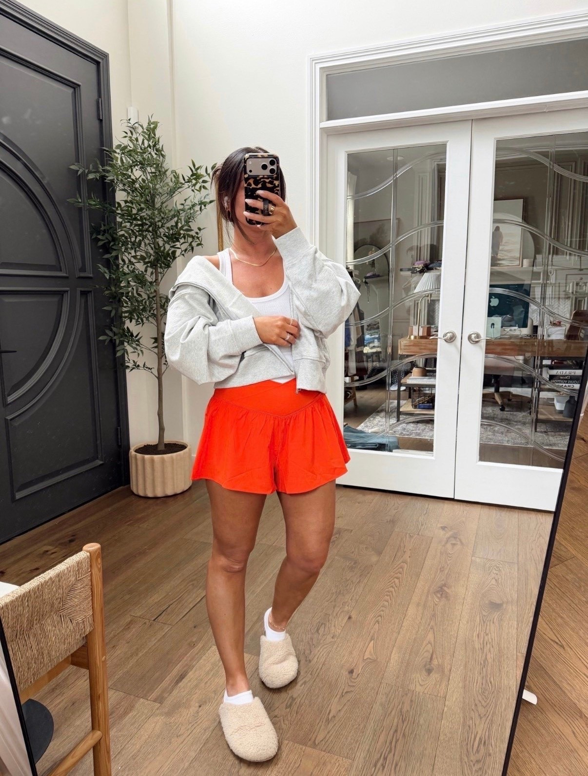 Orange flowy shorts from aerie 🧡

#LTKgrwm #LTKootd #LTKmomlife
