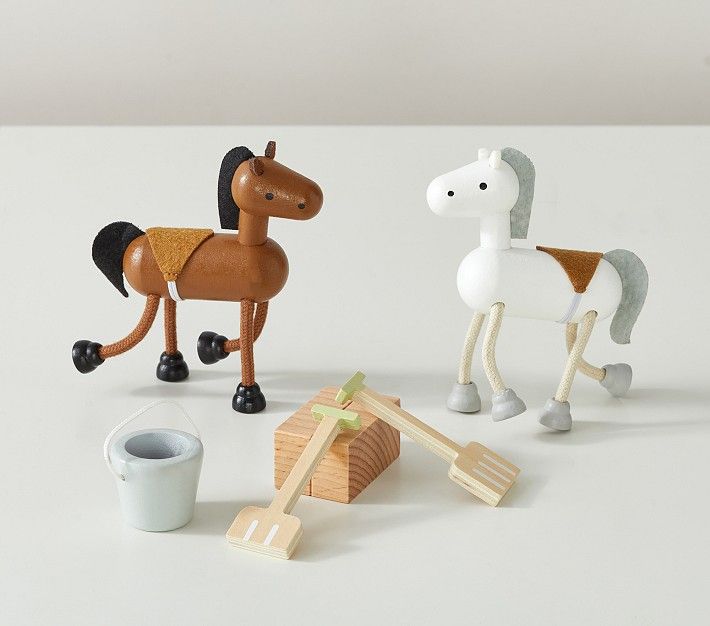 Horse Dollhouse Accessory Set | Pottery Barn Kids