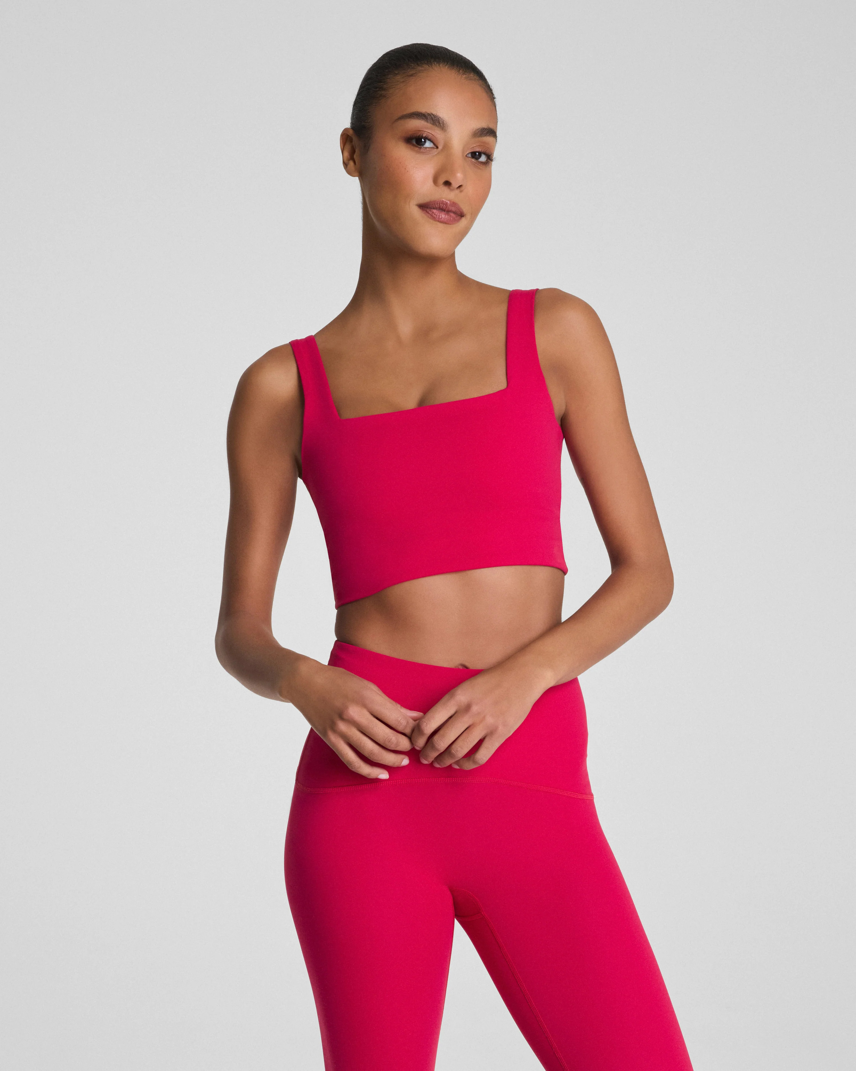 SPANX® BoostUp Cropped Square Neck Shelf Tank | Spanx
