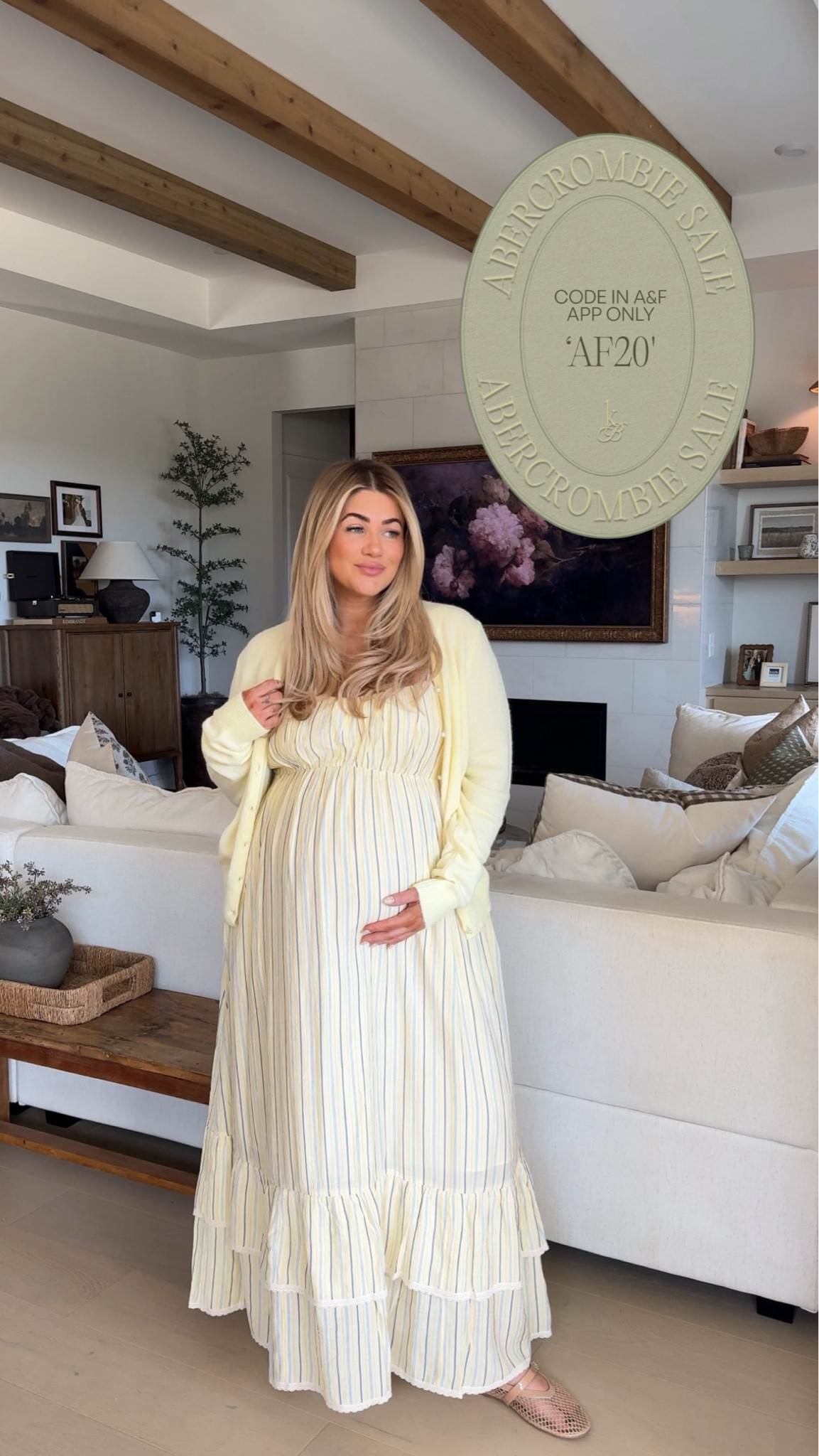 Abercrombie spring sale💛 I got a large in this dress and XL in the cardigan! Use code AF20 in the app 

#LTKSaleAlert