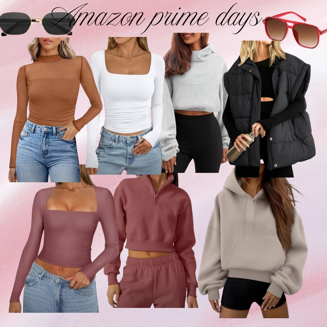 Prime days! #amazon #amazonfashion #amazonfind #fall #athleisure #sweatshirt #vest #sunglasses #pullover 

#LTKOver40 #LTKFindsUnder50 #LTKSaleAlert