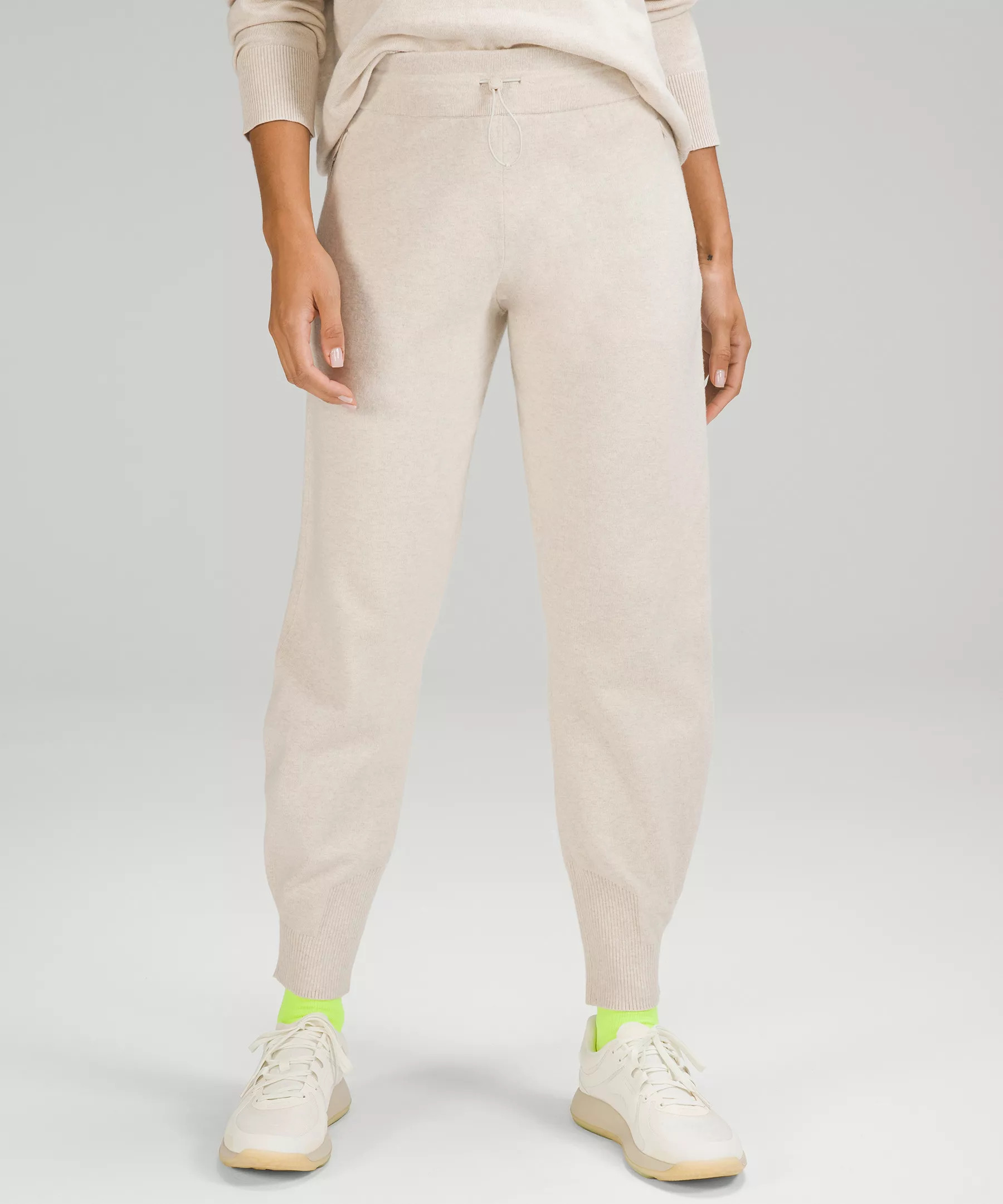 Cotton-Cashmere Knit Mid-Rise Jogger | Lululemon (US)