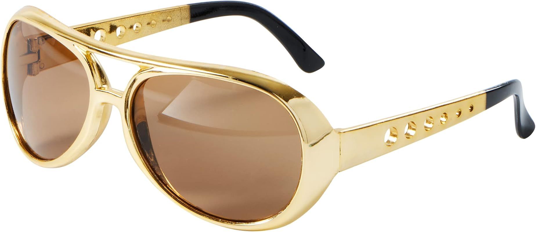 Spooktacular Halloween Star Sunglasses Elvis Glasses Gold Celebrity Sunglasses Disco Glasses 50... | Amazon (US)