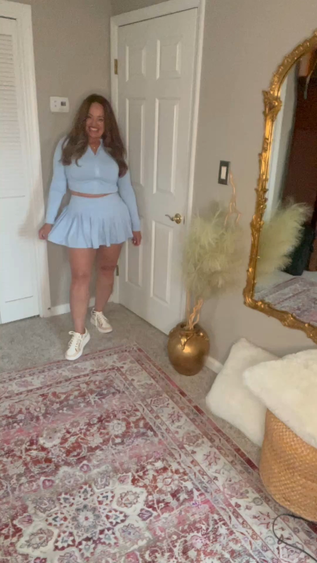 A beautiful 2 piece athletic skirt set! 
I live the baby blue but it is available in so many solids and even prints! I almost chose the leopard print. Perfect for your outdoor activities .

#LTKActive #LTKFestival #LTKParties