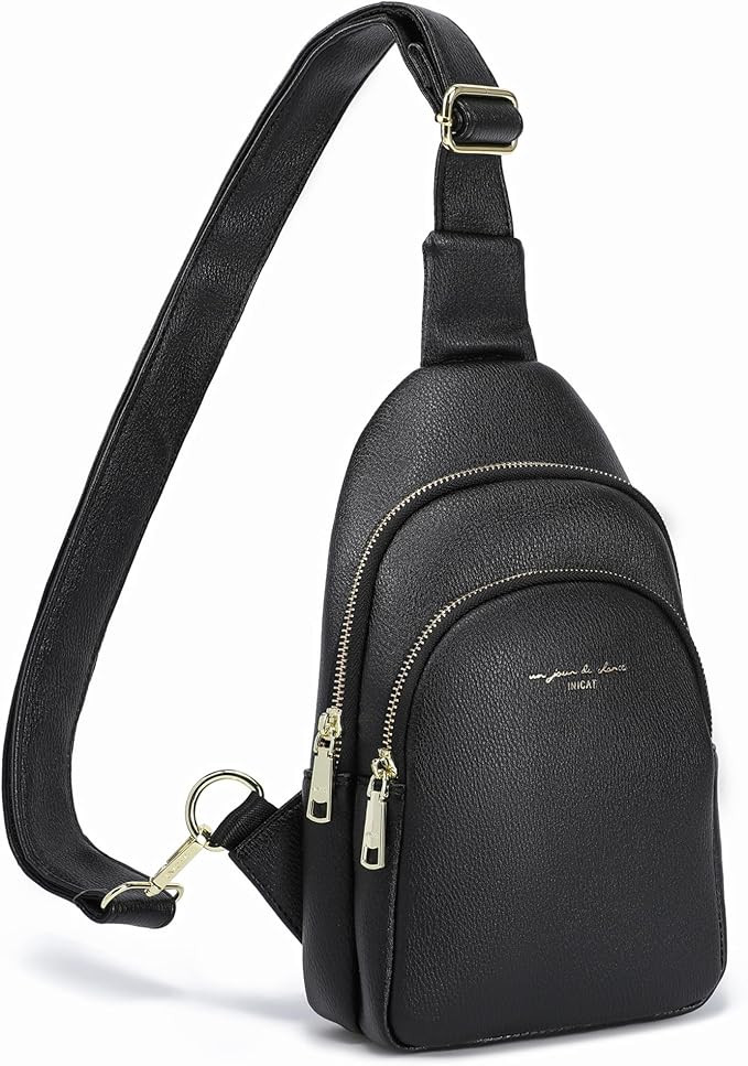 INICAT Crossbody Sling Bags Fanny Packs Purses Chest Bag for Women | Amazon (US)