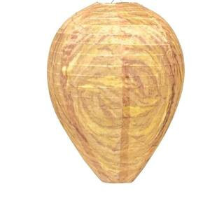 Outdoor/Indoor Hanging Wasp Nest Decoy-Waterproof Effective Deterrent Bee Hornets Wasp Nest for Home and Garden (4-Pack) | The Home Depot