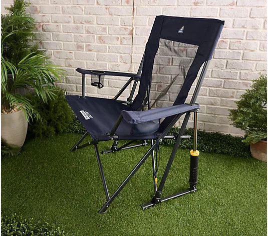 GCI Outdoor XL Elite Portable Rocking Chair with Pocket | QVC