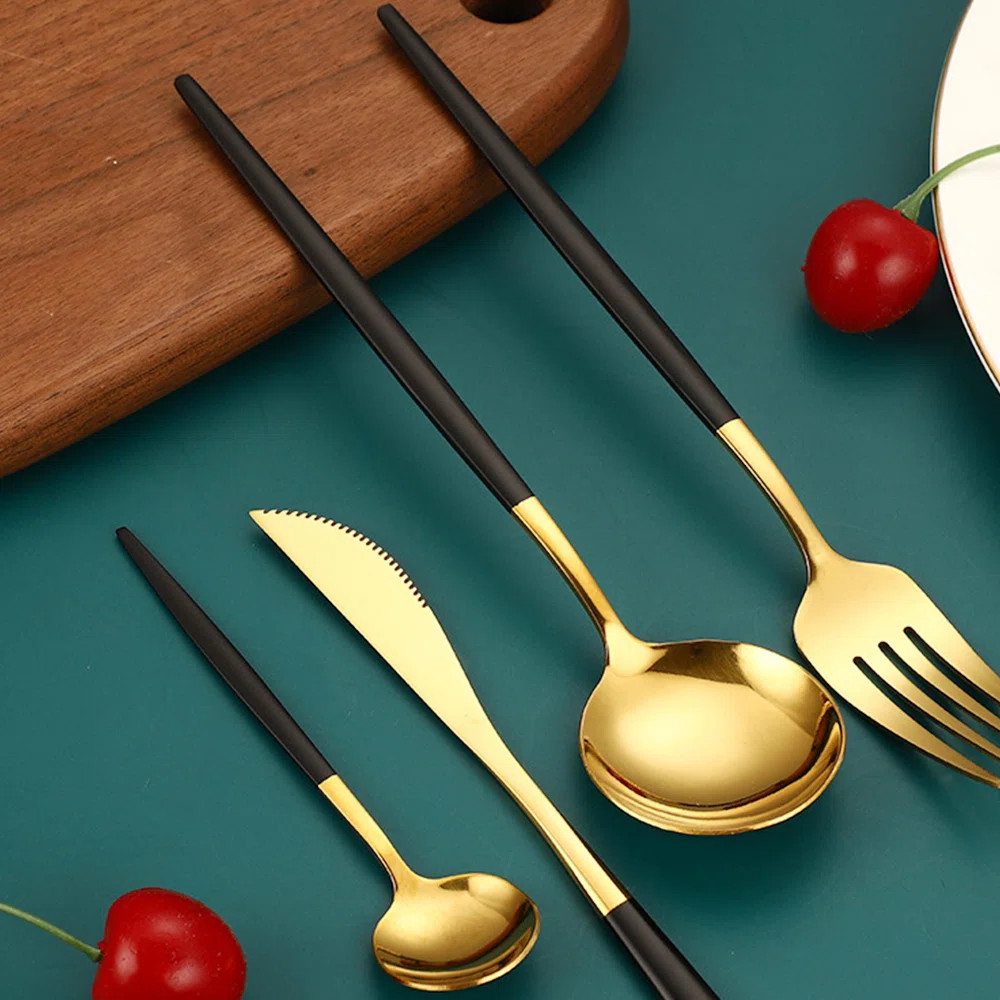 Mercer41 Eevan Stainless Steel Flatware Set - Service for 4 | Wayfair North America