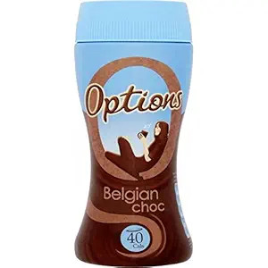 Options Belgian Chocolate Instant Hot Chocolate Drink (220g) | Amazon (US)