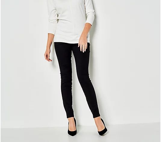 Girl With Curves Regular Denim Jeggings | QVC