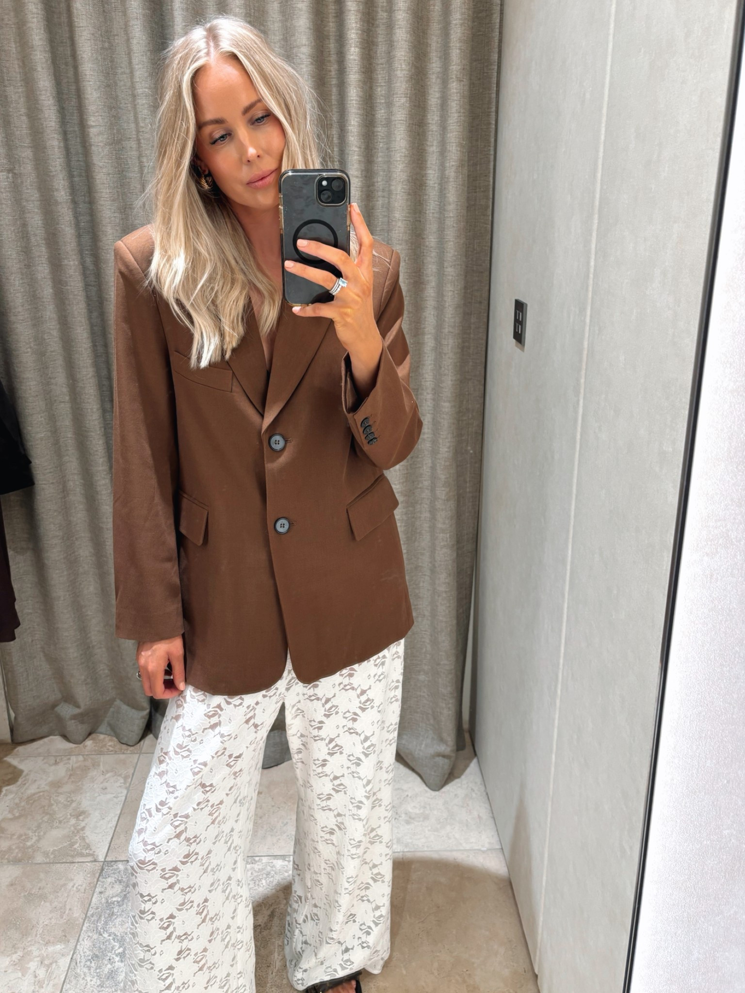 Obsessed with the blazer-as-a-top trend right now! The color and versatility of this one is everything. Love how it pairs with these pants, but it’s just as perfect thrown over a jeans-and-tee combo.

#LTKaustralia #LTKstyletip #LTKautumn