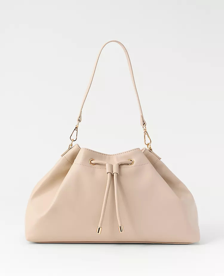 Drawstring Shoulder Bag | Ann Taylor