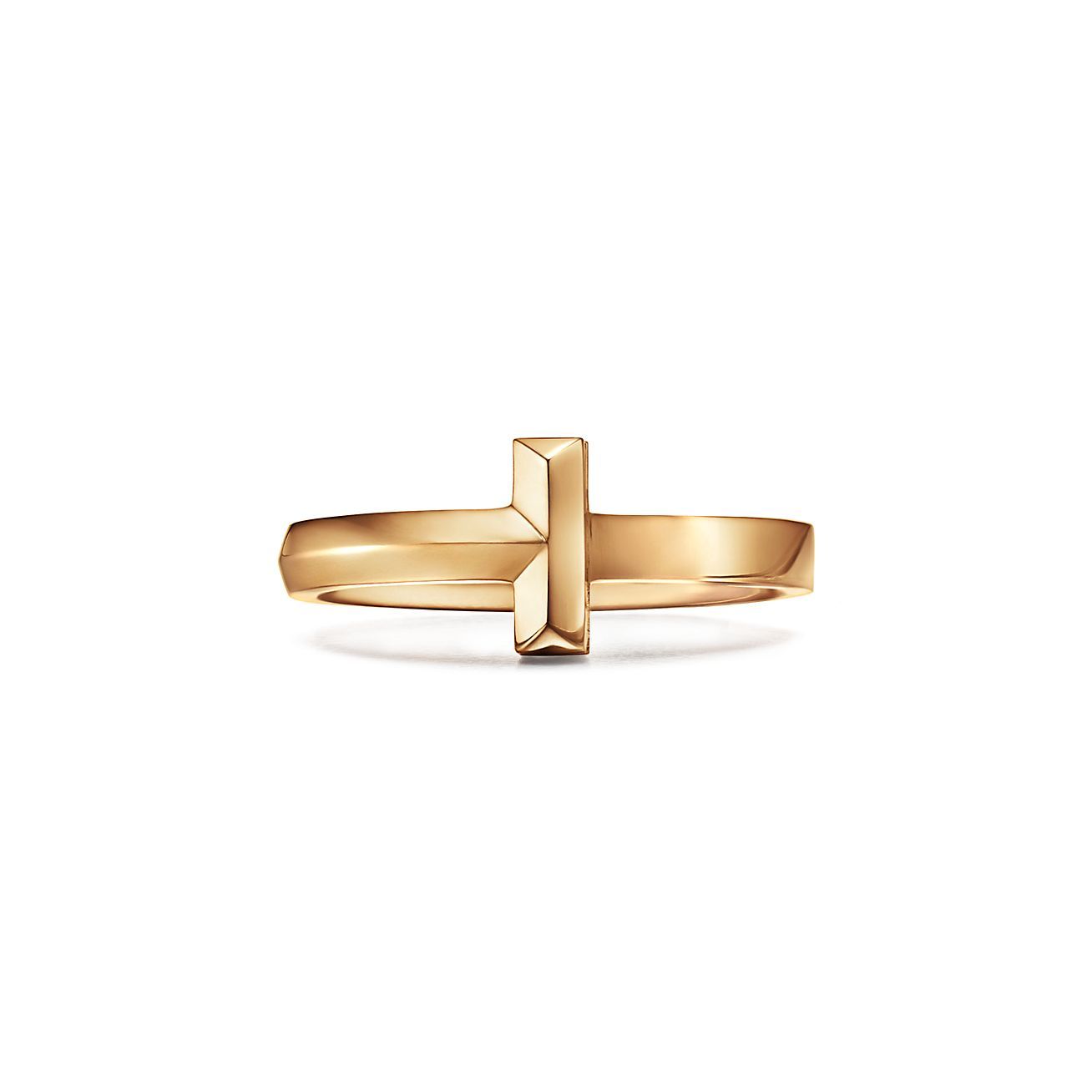Tiffany T T1 Ring in Yellow Gold, 2.5 mm Wide | Tiffany & Co. | Tiffany & Co. (UK)